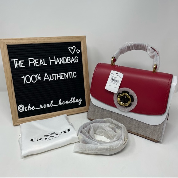 Coach Handbags - Coach - Parker Top Handle In Signature Canvas